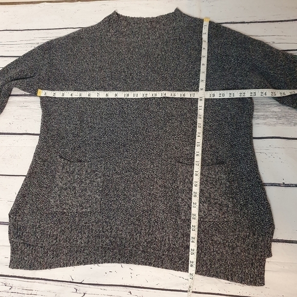Halogen Mock Neck Knit Sweater with Pocket Size L - Picture 7 of 8